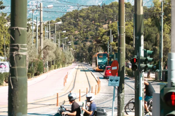 getting around athens by tramway